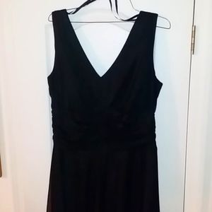 Black tea length dress